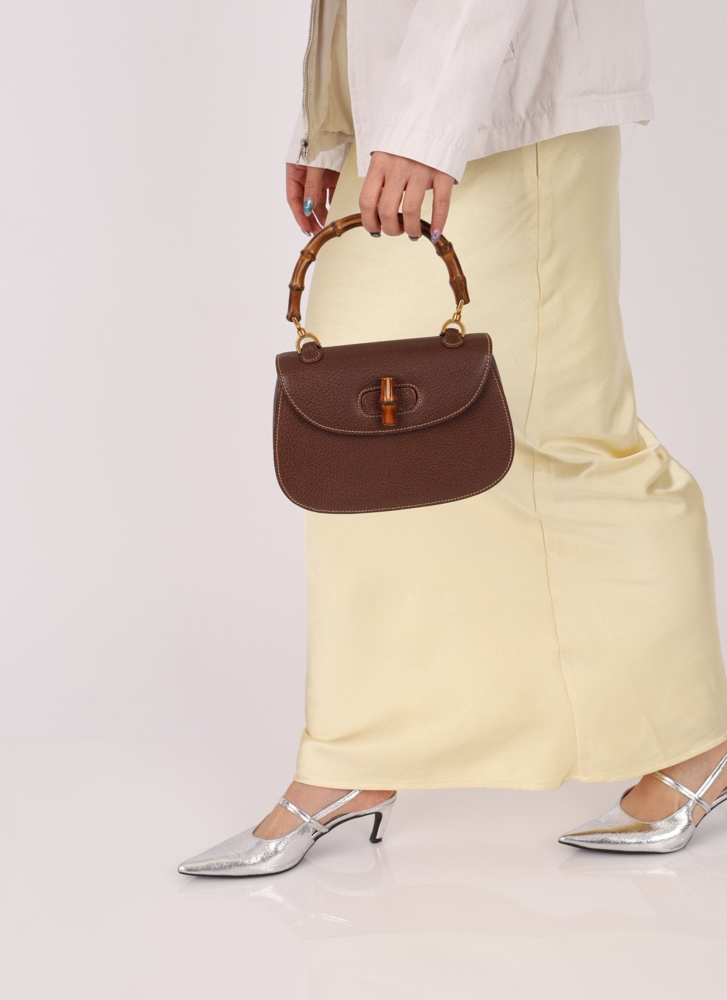 Gucci Bamboo Turnlock Small Top Handle - FashioNica