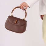 Gucci Bamboo Turnlock Small Top Handle - FashioNica