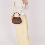 Gucci Bamboo Turnlock Small Top Handle - FashioNica