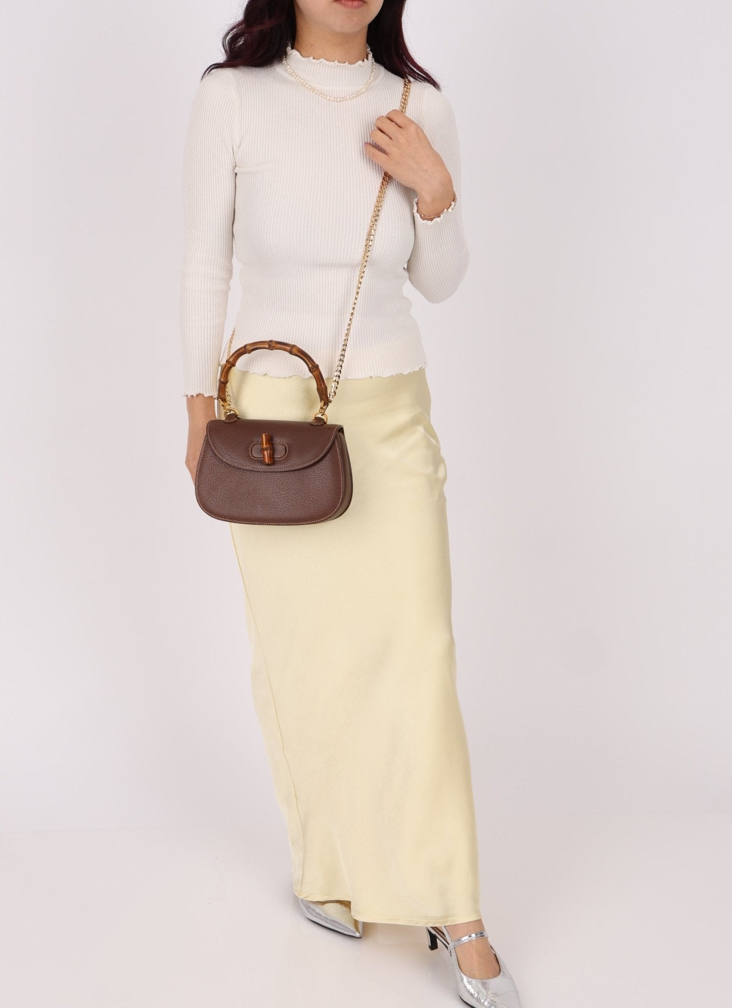 Gucci Bamboo Turnlock Small Top Handle - FashioNica