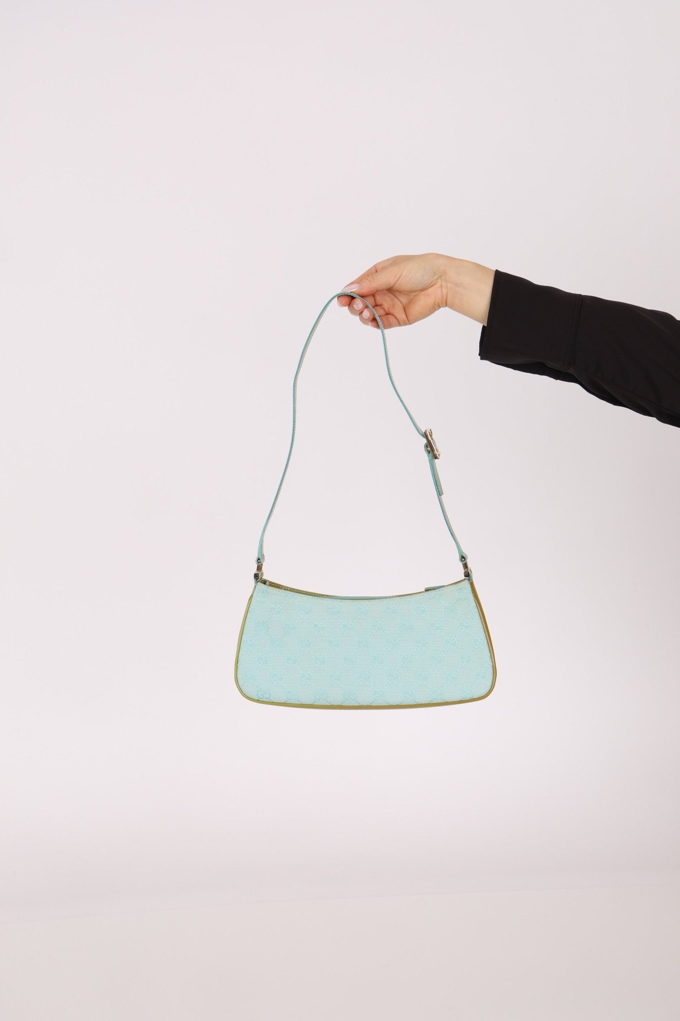 Gucci Bicolor GG Canvas Shoulder Bag - FashioNica