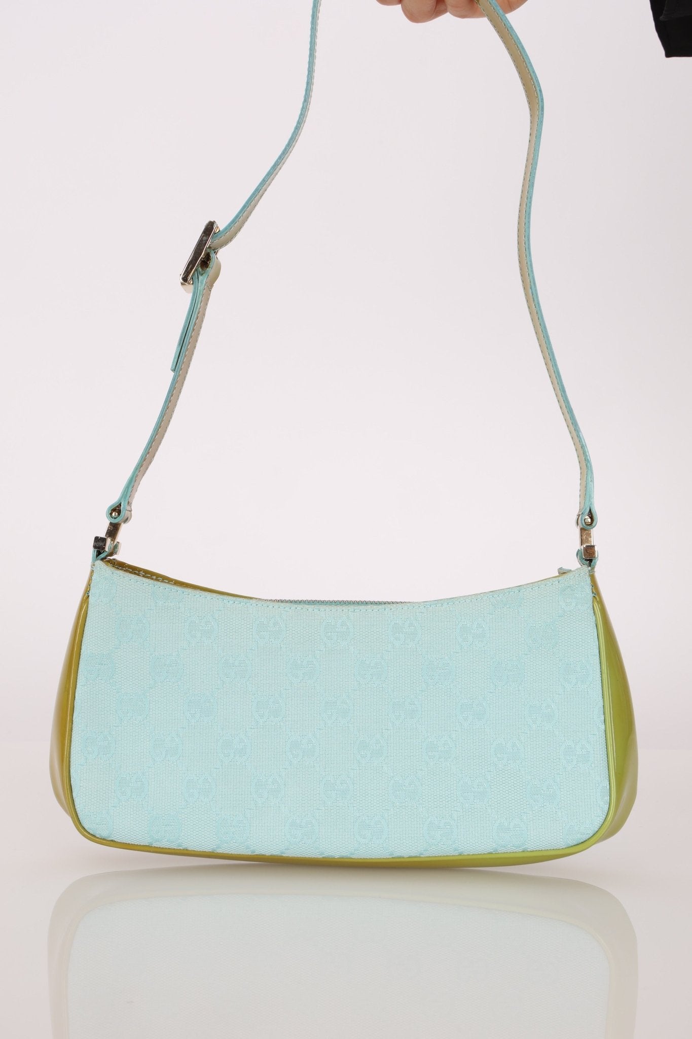 Gucci Bicolor GG Canvas Shoulder Bag - FashioNica