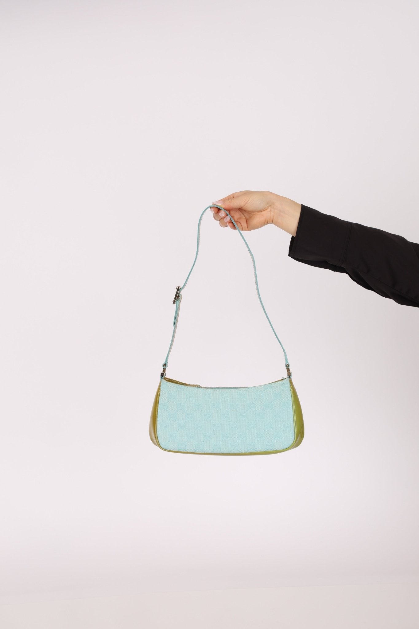 Gucci Bicolor GG Canvas Shoulder Bag - FashioNica