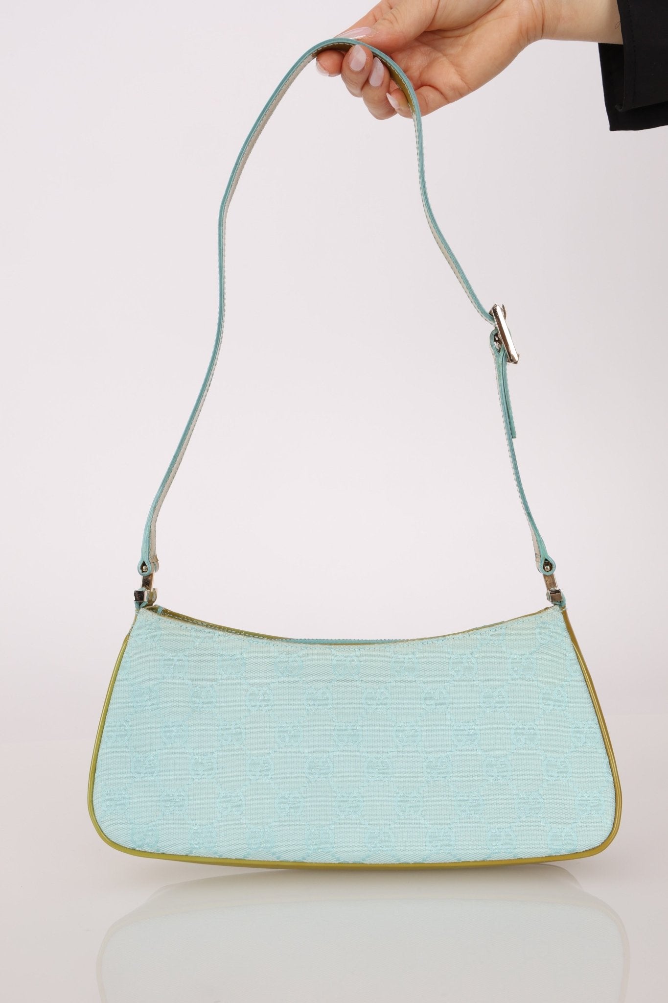 Gucci Bicolor GG Canvas Shoulder Bag - FashioNica