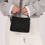 Gucci Black GG Canvas Mini Pochette - FashioNica
