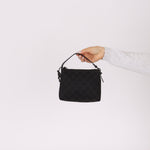Gucci Black GG Canvas Mini Pochette - FashioNica
