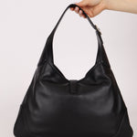 Gucci Black Leather Jackie O Hobo - FashioNica