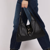 Gucci Black Leather Jackie O Hobo - FashioNica