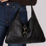 Gucci Black Leather Jackie O Hobo - FashioNica