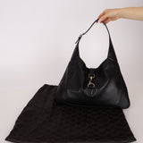 Gucci Black Leather Jackie O Hobo - FashioNica