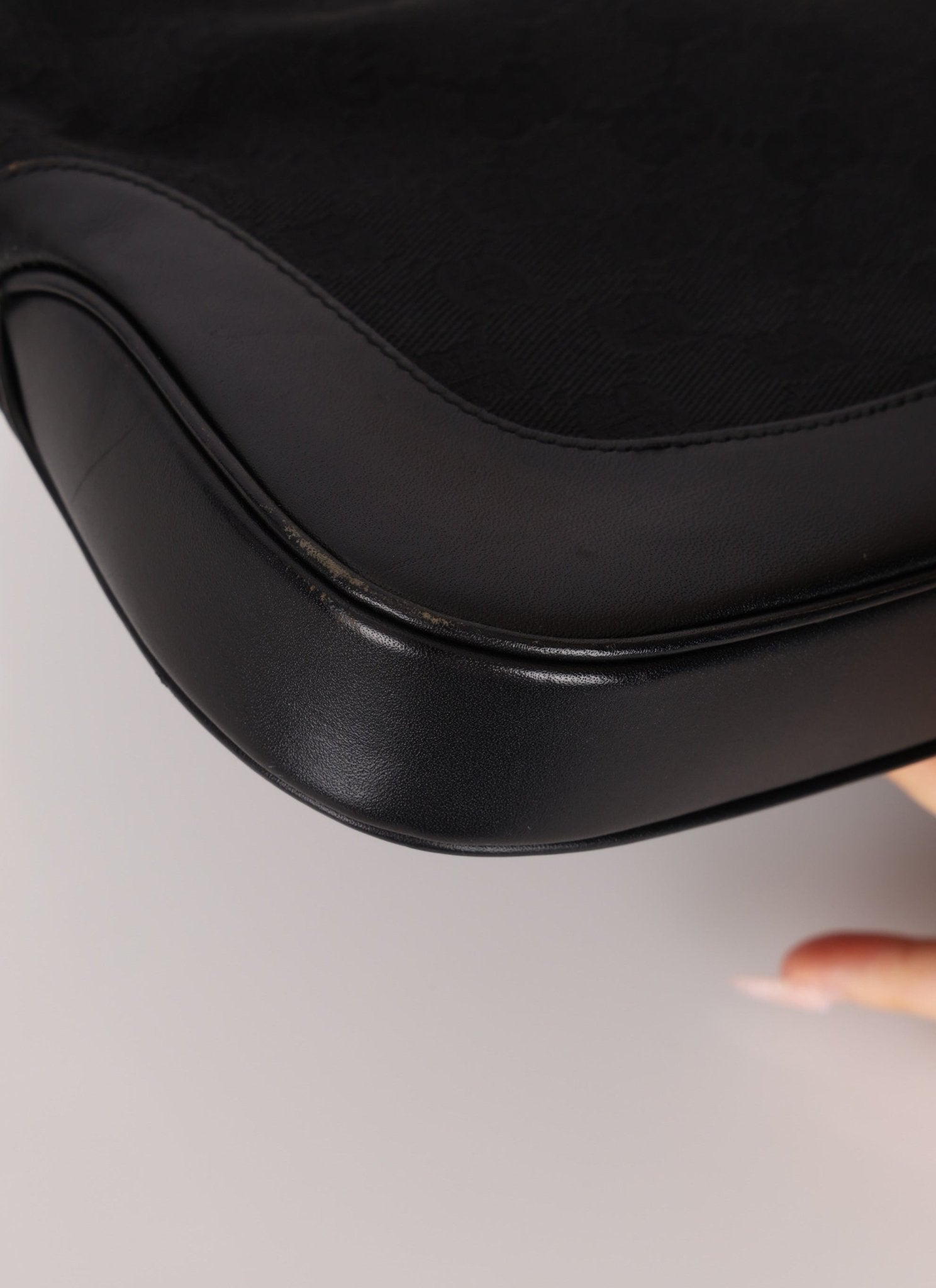 Gucci Black Monogram Jackie - FashioNica