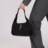 Gucci Black Monogram Jackie - FashioNica