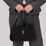 Gucci Black Monogram Jackie - FashioNica