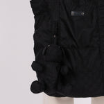 Gucci Black Monogram Nylon Teddy Bear Tote - FashioNica