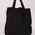 Gucci Black Monogram Nylon Teddy Bear Tote - FashioNica