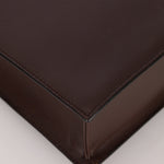 Gucci Box Calf Chocolate Square G Flap Bag - FashioNica