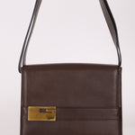 Gucci Box Calf Chocolate Square G Flap Bag - FashioNica