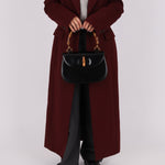 Gucci Boxcalf Bamboo Turnlock Medium Top Handle with Strap - FashioNica