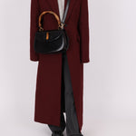 Gucci Boxcalf Bamboo Turnlock Medium Top Handle with Strap - FashioNica