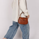 Gucci Brown Bamboo Turnlock Top Handle with Strap - FashioNica