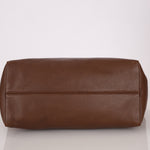 Gucci Brown Leather Medium Swing Tote - FashioNica