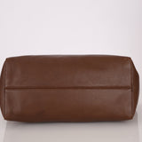 Gucci Brown Leather Medium Swing Tote - FashioNica