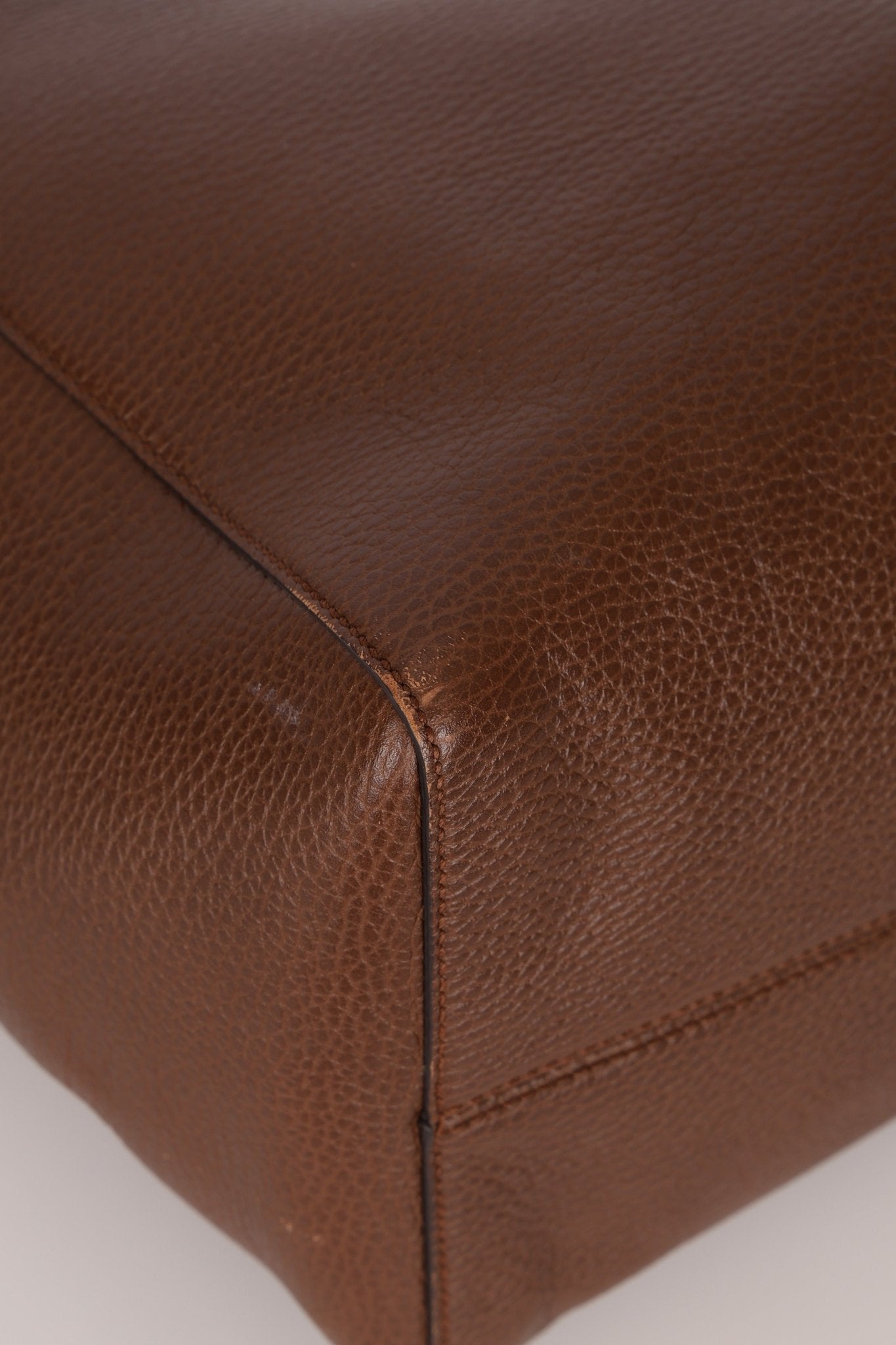 Gucci Brown Leather Medium Swing Tote - FashioNica