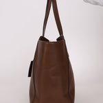Gucci Brown Leather Medium Swing Tote - FashioNica