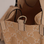 Gucci Canvas GG Denim Ophidia Medium Tote w/ Pouch - FashioNica
