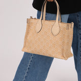 Gucci Canvas GG Denim Ophidia Medium Tote w/ Pouch - FashioNica
