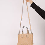 Gucci Canvas GG Denim Ophidia Medium Tote w/ Pouch - FashioNica