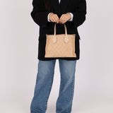 Gucci Canvas GG Denim Ophidia Medium Tote w/ Pouch - FashioNica