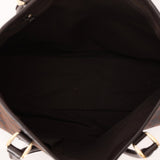 Gucci Canvas Monogram Chocolate Tote - FashioNica