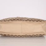 Gucci Canvas Monogram Large 1955 Horsebit Chain Tote - FashioNica