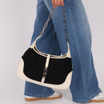 Gucci Canvas Paperclip Chain Jackie - FashioNica