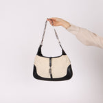 Gucci Canvas Paperclip Chain Jackie - FashioNica