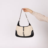 Gucci Canvas Paperclip Chain Jackie - FashioNica