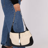 Gucci Canvas Paperclip Chain Jackie - FashioNica