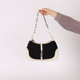 Gucci Canvas Paperclip Chain Jackie - FashioNica