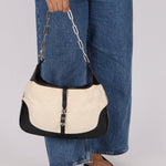 Gucci Canvas Paperclip Chain Jackie - FashioNica