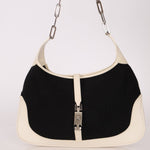 Gucci Canvas Paperclip Chain Jackie - FashioNica