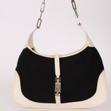 Gucci Canvas Paperclip Chain Jackie - FashioNica