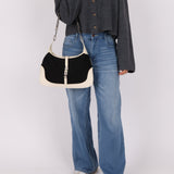 Gucci Canvas Paperclip Chain Jackie - FashioNica