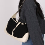 Gucci Canvas Paperclip Chain Jackie - FashioNica