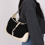 Gucci Canvas Paperclip Chain Jackie - FashioNica