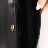 Gucci Chain Embellished Box Leather Clutch with Cardholder - FashioNica