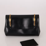 Gucci Chain Embellished Box Leather Clutch with Cardholder - FashioNica