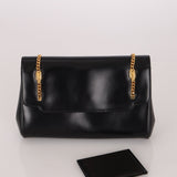 Gucci Chain Embellished Box Leather Clutch with Cardholder - FashioNica