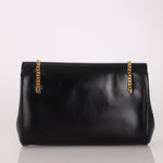 Gucci Chain Embellished Box Leather Clutch with Cardholder - FashioNica