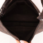 Gucci Chocolate Monogram Nylon Shoulder Bag - FashioNica